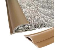 Bande de transition flexible autocollante pour moquette et carrelage en bois - 20 m - Solution de fixation de sol noire