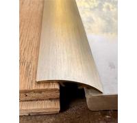 Bande de transition for sol en bois et carrelage, laiton brossé, for sol stratifié, seuil, rampe de jonction, séparateur de sol décoratif(5pcs,30mm)