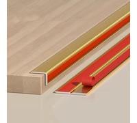 Bande de transition for sol, type autocollant Plaque de recouvrement for transition de sol, bordure, seuil d'écart Matériau PVC, résistant aux chocs(B,3 M_W-15MM)