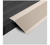 Bande de transition inégale au sol pour porte, réduit les différences de hauteur, idéale pour un mouvement fluide d'une pièce à l'autre