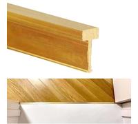 Bande de transition moquette-carrelage en laiton massif: protection de bord de sol durable et élégante for une transition sans couture du sol(W5xH12mm(0.2"x0.47"))