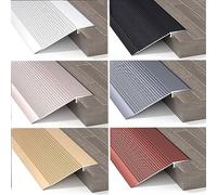 Bande de transition pour seuil de moquette noir et blanc - Réducteur de rampe de fauteuil roulant de 2 mm d'épaisseur, bordure autocollante pour entrée de maison, moulures de chevauchement