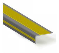 Bande de transition pour sol, Bande de transition auto-adhésive en PVC for nez de marche, multicolore, 50-150cm, for l'intérieur et l'extérieur(Yellow,L130cm(51 1/8"))