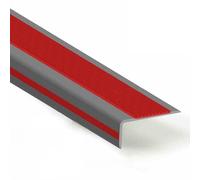 Bande de transition pour sol, Bande de transition auto-adhésive en PVC for nez de marche, multicolore, 50-150cm, for l'intérieur et l'extérieur(Red,L80cm(31 1/2"))