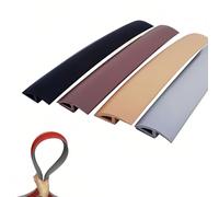 Bande de transition pour sol, Bande de transition Bande De Transition De Sol Auto-adhésive, Bande De Garniture De Bordure De Tapis à Carrelage, Bandes De Seuil En PVC De 3,28 Pieds, Adaptées Aux Sols