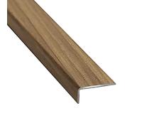 Bande de transition pour sol, Bande de transition de seuil en aluminium, protecteur de bord d'escalier en forme de L, 90cm x 20mm, multicolore(Style 4)