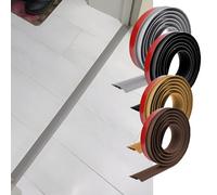 Bande de transition pour sol, Bande de transition de sol de seuil de porte en PVC auto-adhésif multicolore 3.5-7cm largeur 1M(Brown,W-3.5cm)