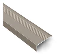 Bande de transition pour sol, Bande de transition for escalier en forme de L en aluminium, grain de bois multicolore, 90 cm, plusieurs largeurs(Grey,90 * 2.5 * 1cm)