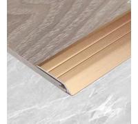 Bande de transition pour sol Bandes de bordure tapis en aluminium, bande transition sol stratifié auto-adhésive, réducteur bord à chevauchement