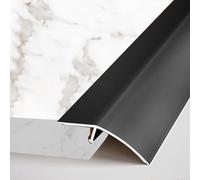 Bande de transition pour sol, Bandes de transition de sol en aluminium multicolores 0,9-2,7 m(Black,2.7m(8.8ft))