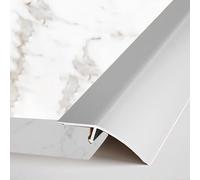 Bande de transition pour sol, Bandes de transition de sol en aluminium multicolores 0,9-2,7 m(Silver,0.9 m (2.9ft))