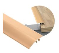 Bande de transition pour sol, La transition en aluminium de plancher dépouille les tailles multiples multicolores de 43mm(Gold,W4.3 x L90 cm)