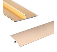 Bande de transition pour sol, La transition en aluminium de plancher dépouille les tailles multiples multicolores de 43mm(Silver,W4.3 x L120cm)