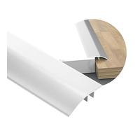 Bande de transition pour sol, La transition en aluminium de plancher dépouille les tailles multiples multicolores de 43mm(Gold,W4.3 x L130cm)