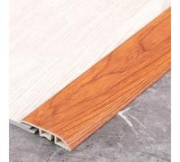 Bande de transition pour sol, Tapis multicolore en PVC et bordure de sol 90 cm x 4,5 cm x 0,3 cm for les espaces de 0,2 à 1 cm.(Red)