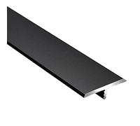 Bande de transition profilée en T - Bande de finition pour la transition du stratifié aux planches en vinyle pour une transition sans problème du carrelage au parquet - Solution durable et facile à