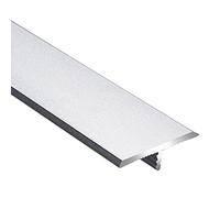 Bande de transition profilée en T - Bande de finition pour la transition du stratifié aux planches en vinyle pour une transition sans problème du carrelage au parquet - Solution durable et facile à