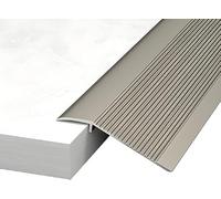 Bande De Transition Sol En Aluminium 90 × 10 Cm Avec Finition Ondulée, Barre Seuil Adaptée Aux Différences Hauteur 1 À 4,5(A)