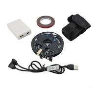 Bande de Trottinette Electrique pour Xiaomi et Pro Max - Barre lumineuse incurvée en PVC avec flash multicolore - Étanche - Installation facile