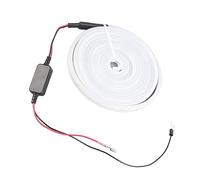 Bande de Tube LED Flexible de 270 Cm pour éclairage de Coffre Avant, Remplacement pour Modèle S 2012-2022, avec Prise Dédiée, Contrôleur pour Réglage de Tension 12-16 V (Blanc)