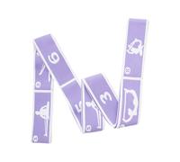 Bande de Yoga | Élastique avec 8 Sections,Bandes De Résistance,Bande Élastique Fitness Stretching Jambe Flexibilité Yoga Exercice Danse Pilates Gymnastique Fitness Accueil