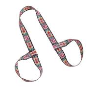 Bande de yoga multifonction pour tapis et étirements avec impressions lumineuses, en polyester solide, convient pour la salle de sport, la musculation