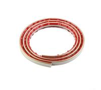 Bande décorative 3D en PVC pour plinthe décorative - 1 m de long - 12 mm x 9 mm - Pour mur, clôture, balcon, porte - Moulure en relief - Étanche - Doublure dorée