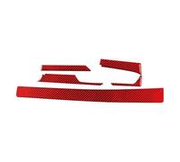 Bande Décorative Adhésive Pour Console D'instruments Intérieurs - Pour Chevrolet Pour Camaro 2017-2022 Garniture Panneau Changement Vitesse(Red,Right-hand drive)