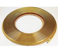 Bande décorative autocollante universelle pour voiture - Chrome doré - Pour contours - 4 x 15 m