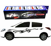 Bande décorative bande latérale bande décorative voiture tatouage autocollant noir