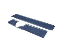 Bande Décorative Cadre Navigation Autocollant Décoratif Tableau Bord Voiture Accessoire D'intérieur ABS Noir Pour Land Pour Rover Pour Defender 90 110 2020-2023(Style A-blue)