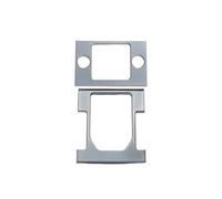 Bande Décorative Cadre Navigation Pour Discovery 4 Pour LR4 2010-2016 ABS Argent Mat Console Centrale Cadre De Levier Vitesse Couvercle Garniture Accessoires