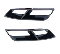 Bande Décorative Chromée Pour Pare-chocs Arrière De Voiture Garniture De Protection Pour Tuyau D'échappement Pour VW Pour Passat B8 2020-2023(NOIR)