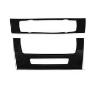 Bande Décorative Contrôle Central Pour BMW Pour Série 3 E90 E92 2005-2012 Autocollant Intérieur Voiture Plastique Panneau Commande Climatiseur Noir Piano(A)