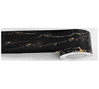 Bande décorative murale, Adhesive PVC Skirting Baseboard Sticker Marble Wood Grain Multiple Sizes(Ya10202,15x500cm)