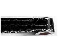 Bande décorative murale, Adhesive PVC Skirting Baseboard Sticker Marble Wood Grain Multiple Sizes(Ya10204,15x500cm)