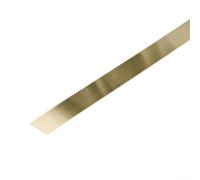 Bande décorative murale en acier inoxydable brossé pour bordure d'armoire, carrelage et moulage intérieur (jaune)