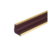 Bande décorative murale, Quadrant Wall Trim PVC Corner Line Self Adhesive Strip Multicolor Multiple Sizes(Wine Red Gold,5M)