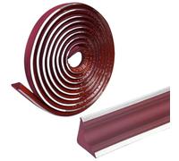 Bande décorative murale, Self-Adhesive Wall Inner Corner Trim, Quadrant Trim, Multicolor, 2/5m, Home Decoration(Wine Red Silver Edge,5m)