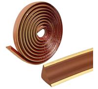 Bande décorative murale, Self-Adhesive Wall Inner Corner Trim, Quadrant Trim, Multicolor, 2/5m, Home Decoration(Brown Gold Edge,5m)