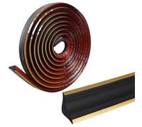 Bande décorative murale, Self-Adhesive Wall Inner Corner Trim, Quadrant Trim, Multicolor, 2/5m, Home Decoration(Black Gold Edge,5m)