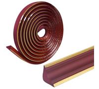 Bande décorative murale, Self-Adhesive Wall Inner Corner Trim, Quadrant Trim, Multicolor, 2/5m, Home Decoration(Wine Red Gold Edge,5m)