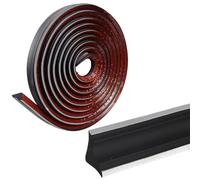 Bande décorative murale, Self-Adhesive Wall Inner Corner Trim, Quadrant Trim, Multicolor, 2/5m, Home Decoration(Black Silver Edge,2m)