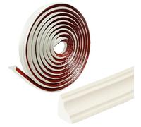 Bande décorative murale, Self-Adhesive Wall Inner Corner Trim, Quadrant Trim, Multicolor, 2/5m, Home Decoration(Milky White,2m)