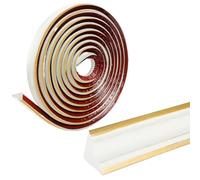 Bande décorative murale, Self-Adhesive Wall Inner Corner Trim, Quadrant Trim, Multicolor, 2/5m, Home Decoration(White Gold Edge,5m)
