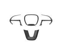 Bande Décorative Pour Dodge Pour Charger Pour Challenger 2015-2022 Accessoires Couverture Décoration Volant Voiture(Grain Carbon Fiber)