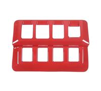 Bande décorative pour Subaru pour WRX VB 2021 2022 2023 Cadre Commutateur Hayon Intérieur Voiture en Fibre Carbone ABS(Rouge)