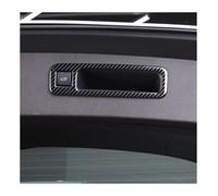 Bande Décorative Pour Toyota Pour Highlander XU70 2020-2024 Couvercle Garniture Poignée Porte Coffre Arrière En Acier Inoxydable(Fibre de carbone)