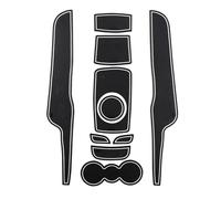 Bande Décorative Tapis Antidérapant En Silicone Pour Rainures Portière Voiture Pour Ford Pour Fiesta 2008-2015 Pour Berline Pour Hayon(BLANC)