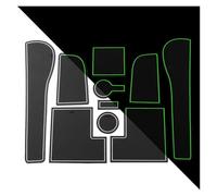 Bande Décorative Tapis Antidérapant Pour Rainures Portière Voiture En Silicone Pour VW Pour Golf 7 Pour MK7 2013-2019(Luminous White)